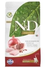 N&D Prime Tahılsız Tavuk ve Narlı Yavru Kedi Maması 1,5kg