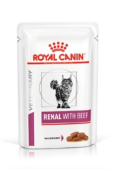 Royal Canin Renal Beef (kuzu etli ) 85gr ponch yaş mama ( 12 li paket )