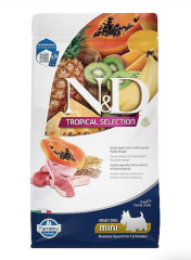 N & D Tropical Selection kuzu etli adult mini  köpek maması 1,5kg