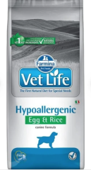 VET LİFE  Hypoallergenic Egg & Rice Köpek Maması 2Kg