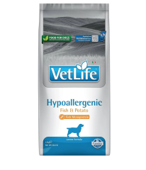 VET LİFE Hypo Allergenic fish&potato köpek 12kg(hipoalerjenik balıklı ve patatesli köpek maması)